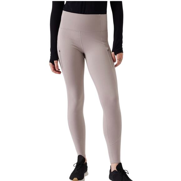 Athleta Rainier Tight Leggings Grey Women's Size 3X New With Tags Condition - Picture 1 of 12
